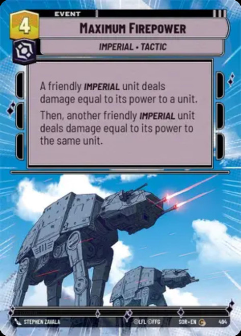 Maximum Firepower (Hyperspace Frame)