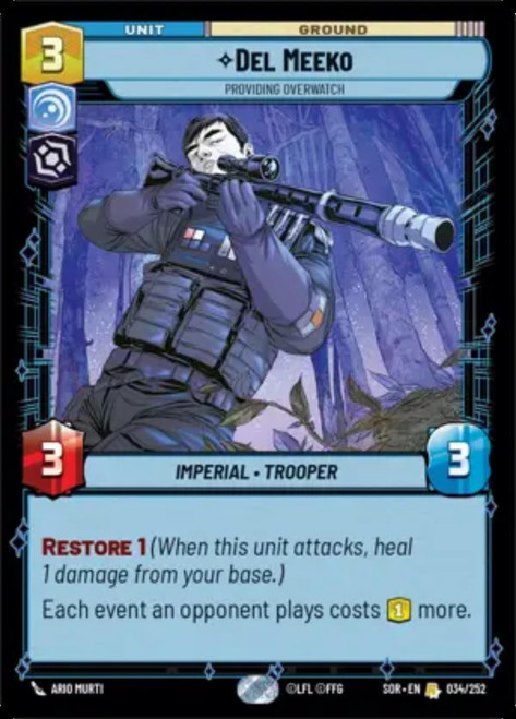 Del Meeko, Providing Overwatch (Foil)