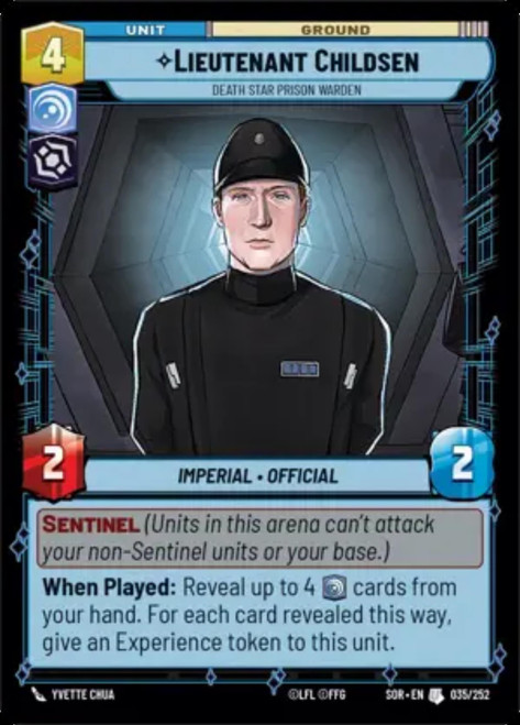 Lieutenant Childsen, Death Star Prison Warden (Foil)