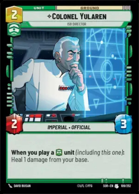 Colonel Yularen, ISB Director (Foil)