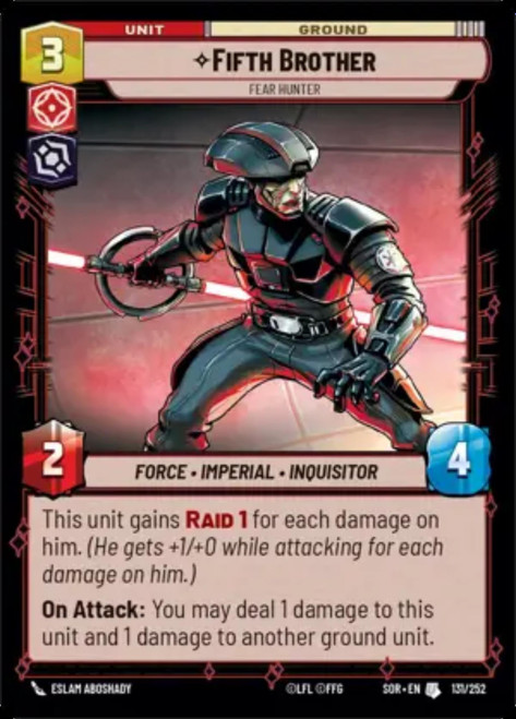 Fifth Brother, Fear Hunter (Foil)