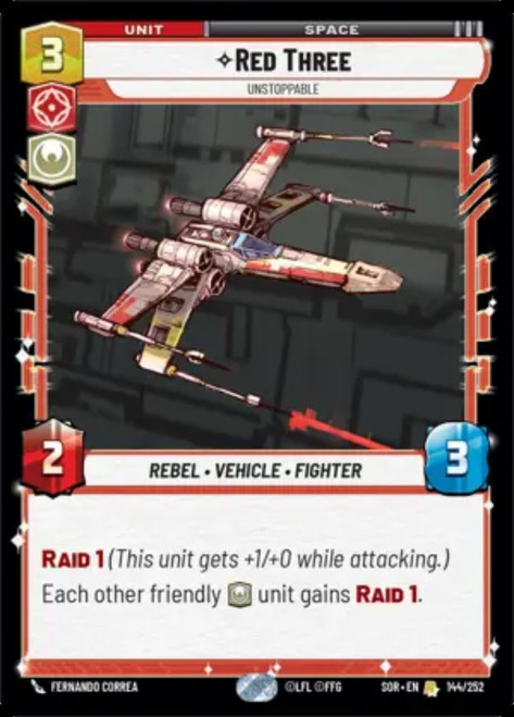 Red Three, Unstoppable (Foil)
