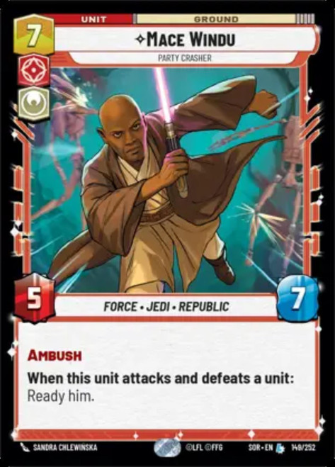 Mace Windu, Party Crasher (Foil)