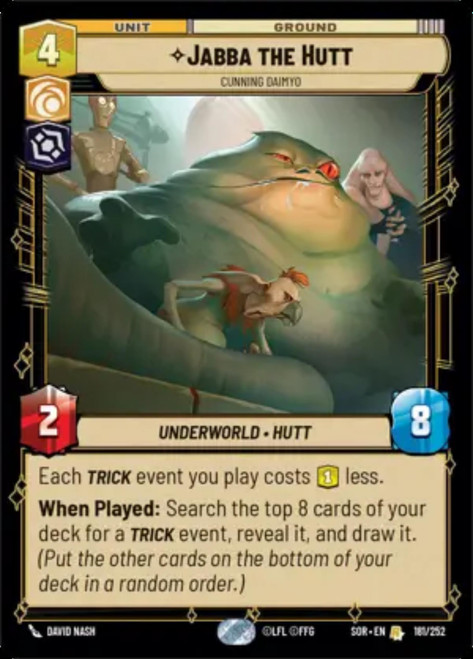 Jabba the Hutt, Cunning Daimyo (Foil)