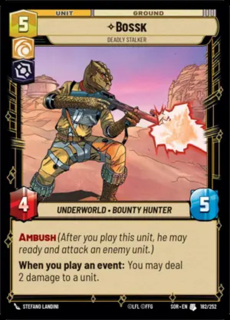 Bossk, Deadly Stalker (Foil)