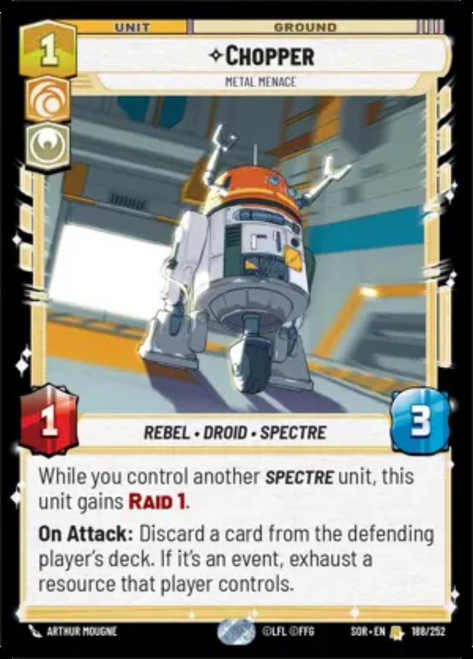 Chopper, Metal Menace (Foil)