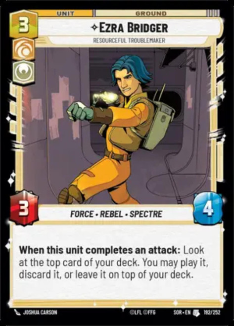 Ezra Bridger, Resourceful Troublemaker (Foil)