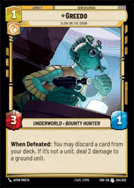 Greedo, Slow on the Draw (Foil)