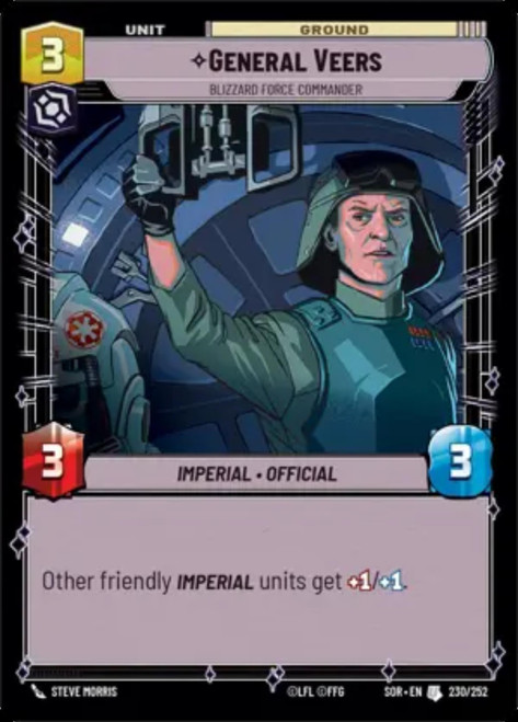 General Veers, Blizzard Force Commander (Foil)