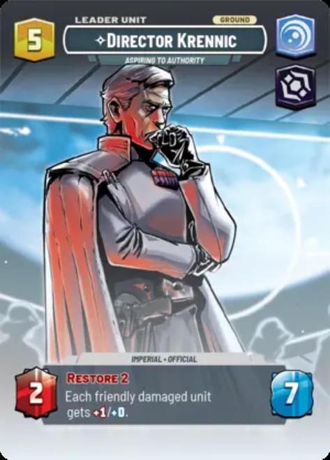 Director Krennic, Aspiring to Authority (Showcase Frame Foil)