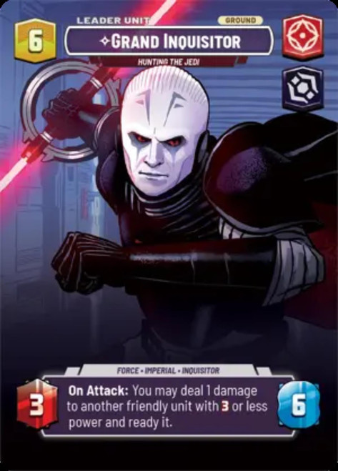 Grand Inquisitor, Hunting the Jedi (Showcase Frame Foil)