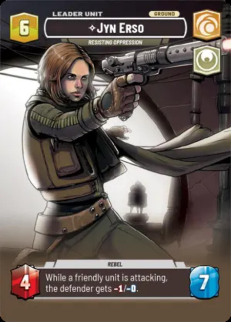 Jyn Erso, Resisting Oppression (Showcase Frame Foil)