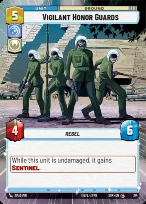 Vigilant Honor Guards (Hyperspace Frame Foil)