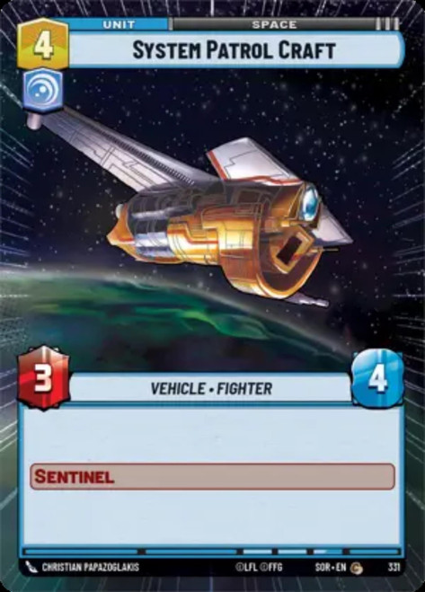 System Patrol Craft (Hyperspace Frame Foil)