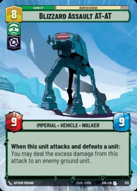 Blizzard Assault AT-AT (Hyperspace Frame Foil)