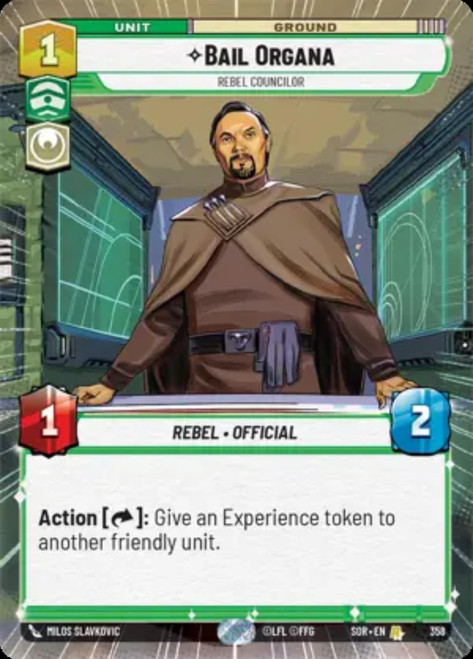 Bail Organa, Rebel Councilor (Hyperspace Frame Foil)