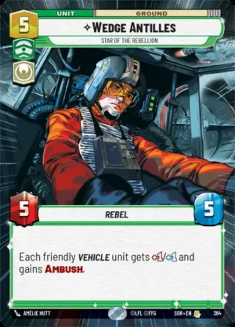 Wedge Antilles, Star of the Rebellion (Hyperspace Frame Foil)