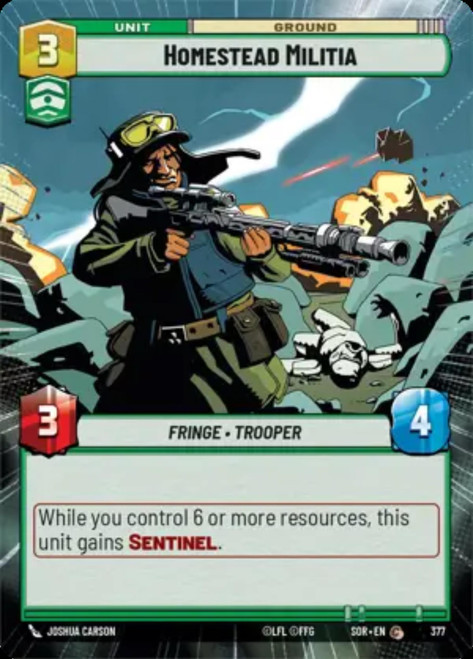 Homestead Militia (Hyperspace Frame Foil)