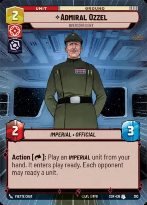 Admiral Ozzel, Overconfident (Hyperspace Frame Foil)