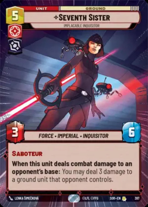 Seventh Sister, Implacable Inquisitor (Hyperspace Frame Foil)