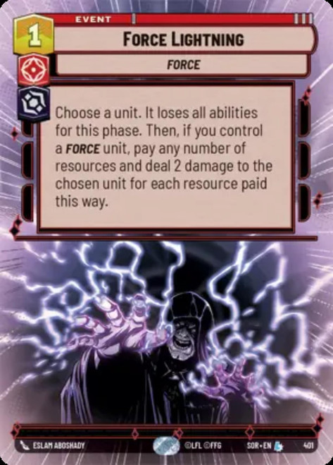 Force Lightning (Hyperspace Frame Foil)