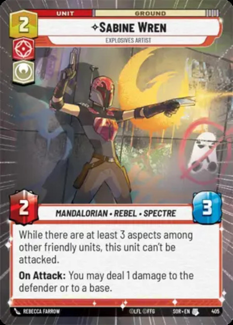 Sabine Wren, Explosives Artist (Hyperspace Frame Foil)