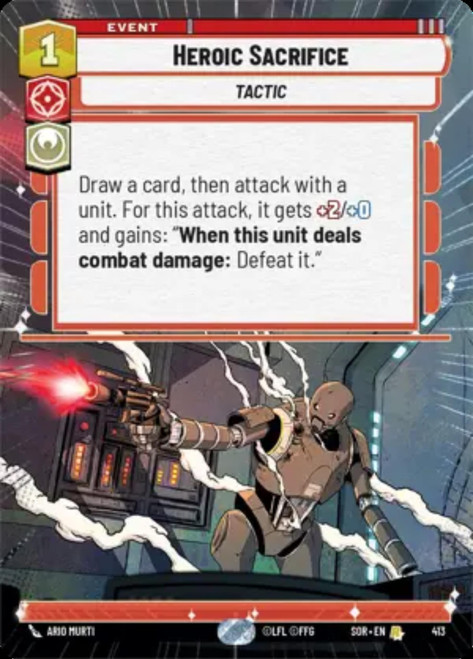 Heroic Sacrifice (Hyperspace Frame Foil)