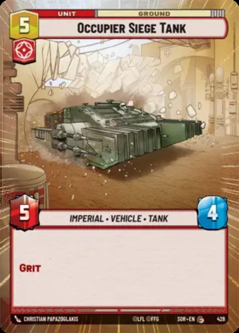 Occupier Siege Tank (Hyperspace Frame Foil)