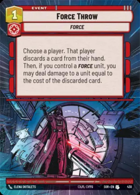 Force Throw (Hyperspace Frame Foil)