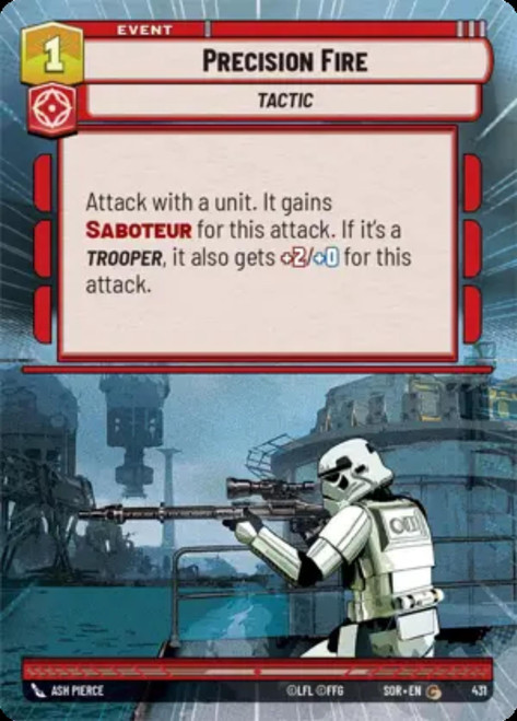 Precision Fire (Hyperspace Frame Foil)