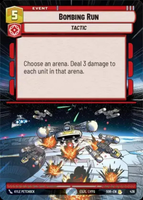 Bombing Run (Hyperspace Frame Foil)