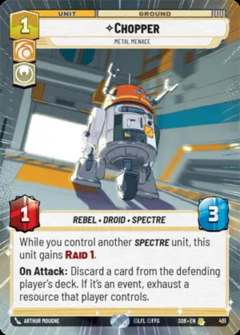 Chopper, Metal Menace (Hyperspace Frame Foil)