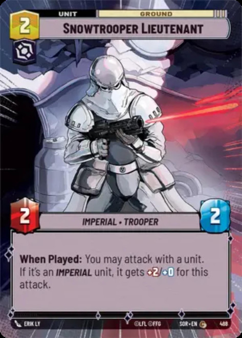 Snowtrooper Lieutenant (Hyperspace Frame Foil)