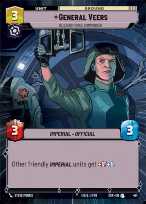 General Veers, Blizzard Force Commander (Hyperspace Frame Foil)