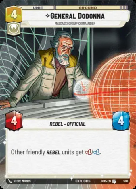 General Dodonna, Massassi Group Commander (Hyperspace Frame Foil)