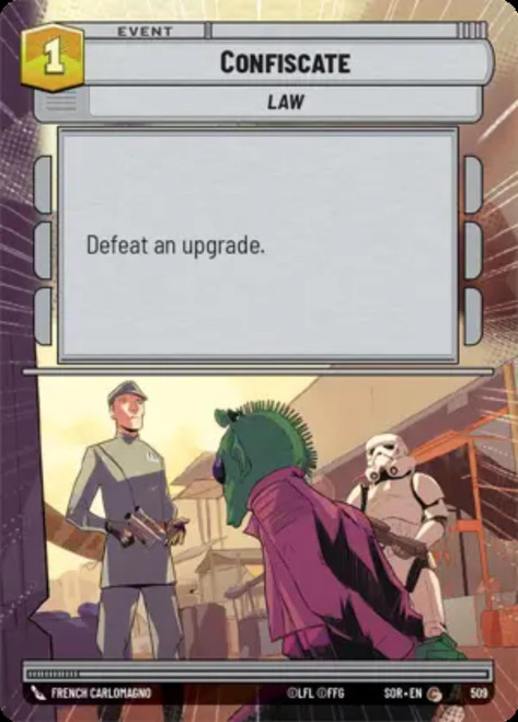 Confiscate (Hyperspace Frame Foil)