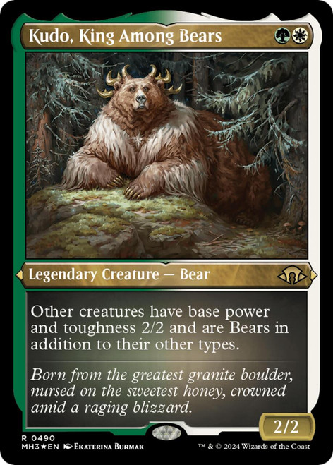 Kudo, King Among Bears (Etched Foil)