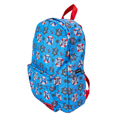 Disney: Donald Duck 90th Anniversary All-Over Print Nylon Full-Size Backpack