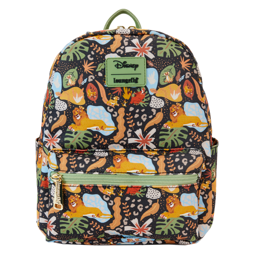 Disney: The Lion King 30th Anniversary Silhouette All-Over Print Canvas Square Mini Backpack