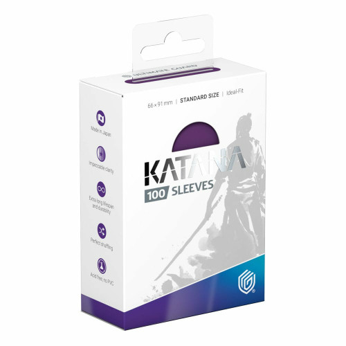 Katana Sleeves Standard Size Iris Bloom (100)
