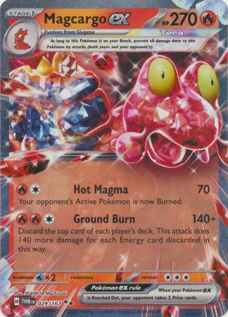 SV Twilight Masquerade 029/167 Magcargo ex (Half Art)