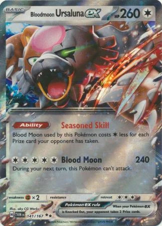 SV Twilight Masquerade 141/167 Bloodmoon Ursaluna ex (Half Art)