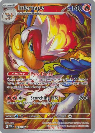 SV Twilight Masquerade 173/167 Infernape (Illustration Rare)