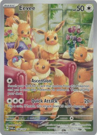SV Twilight Masquerade 188/167 Eevee (Illustration Rare)