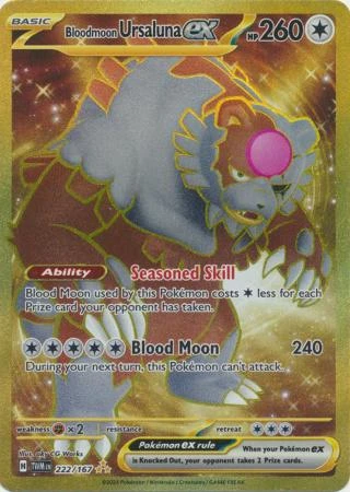 SV Twilight Masquerade 222/167 Bloodmoon Ursaluna ex (Secret Rare)