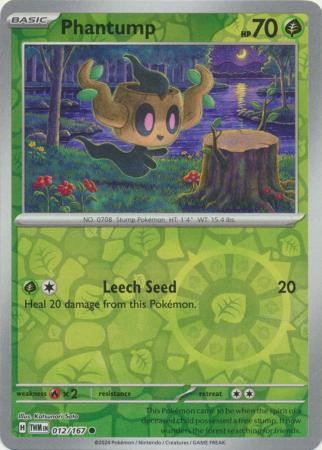 SV Twilight Masquerade 012/167 Phantump (Reverse Holo)