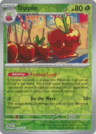 SV Twilight Masquerade 018/167 Dipplin (Reverse Holo)