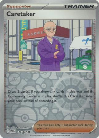 SV Twilight Masquerade 144/167 Caretaker (Reverse Holo)