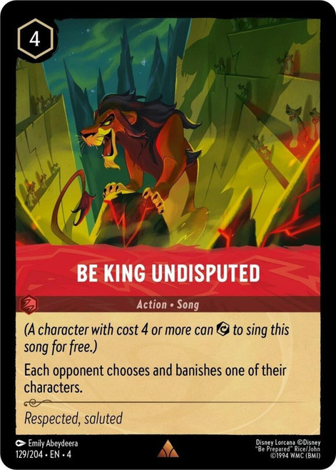 Be King Undisputed (Foil)