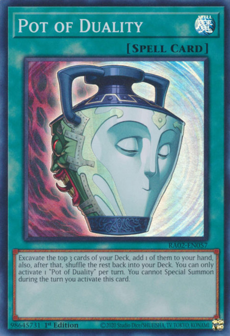 RA02-EN057 Pot of Duality (Super Rare)